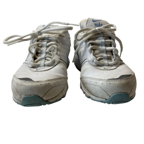 Nike Women's View II Walking Sneakers White/Ice Rolling Rail Blue Size 9 - Picture 6 of 16